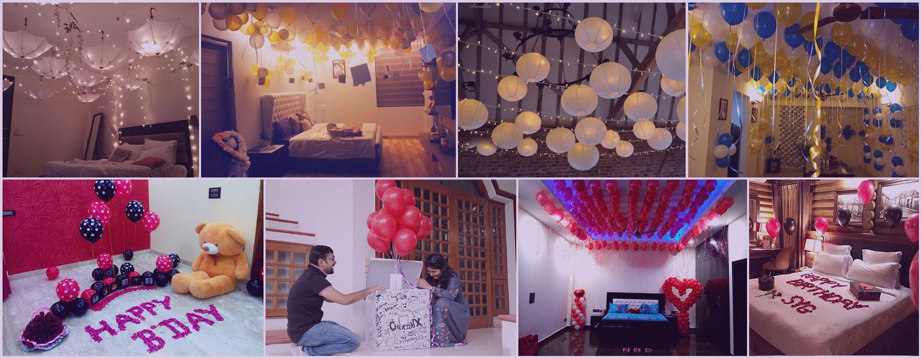 Balloon Decoration in Mumbai for Anniversary, Birthday, Naming Ceremony, Bachelor Party and more
