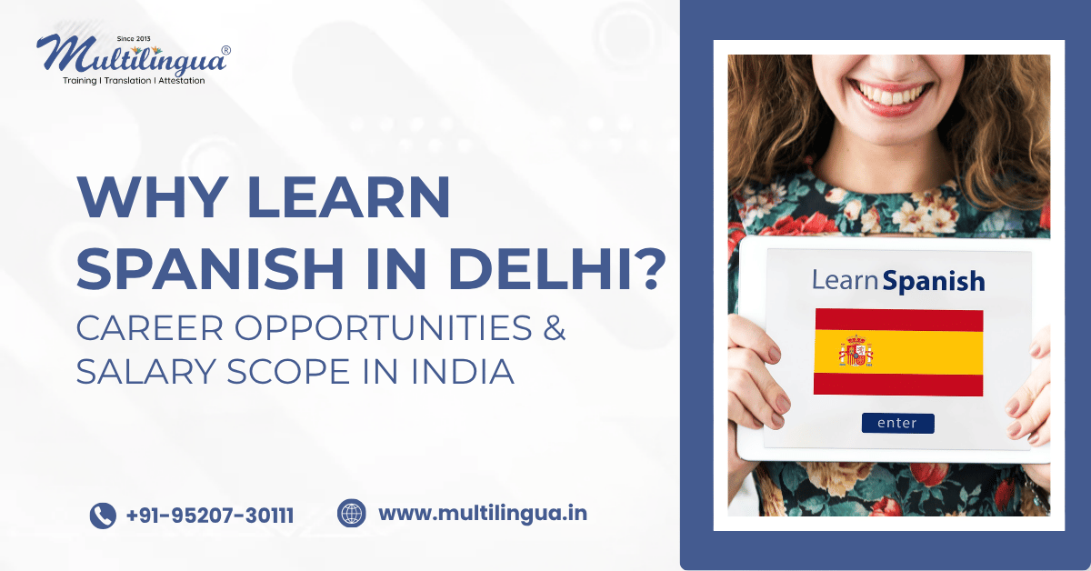 Why Learn Spanish in Delhi? Career Opportunities & Salary Scope in India - Payhip