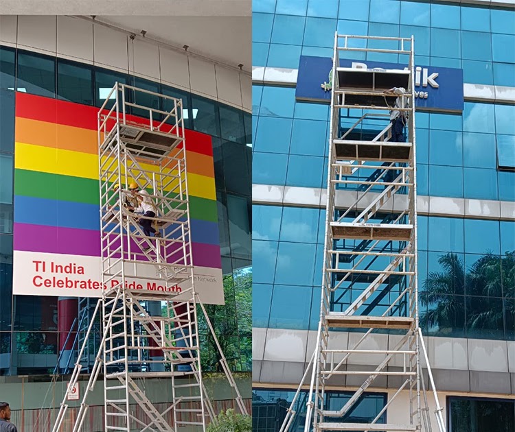 Aluminium Scaffolding on Rent in Bangalore – Scaffman