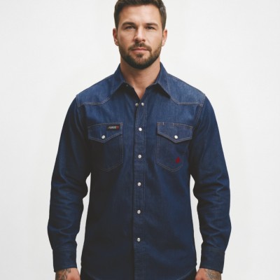 Forge Fr Men's Denim Long Sleeve Shirt Profile Picture