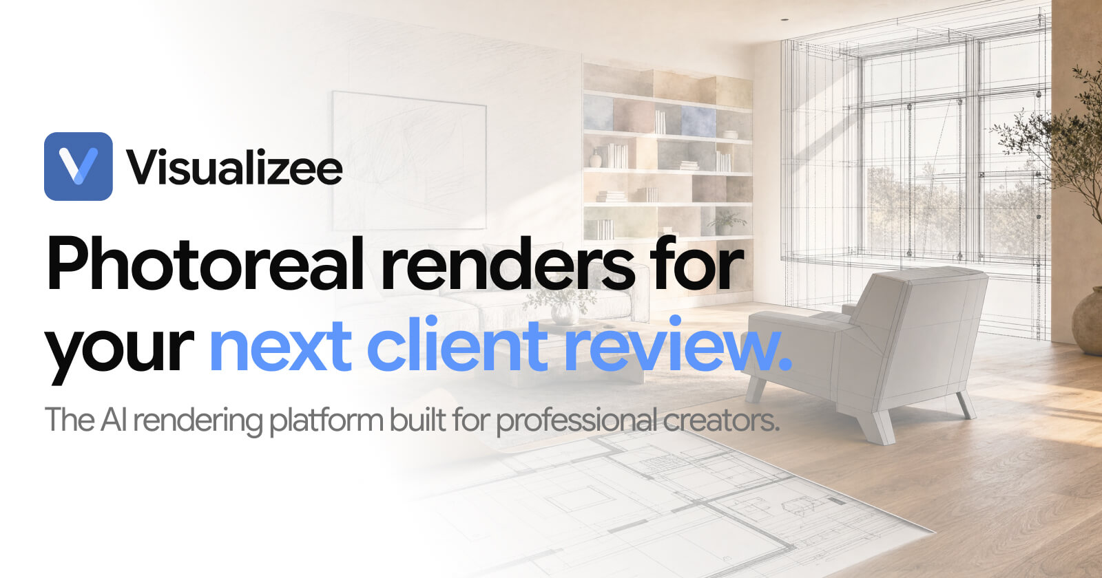 AI Rendering for Architects & Interior Designers | Visualizee.ai