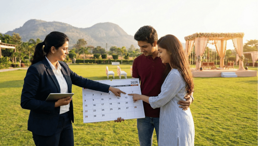 How Early Should You Book a Wedding Lawn in Bangalore? Expert Advice