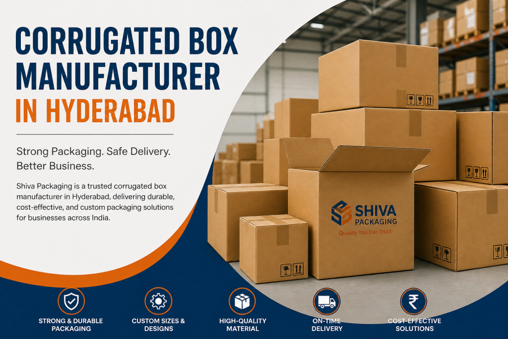 Corrugated Box Manufacturer in Hyderabad | Custom Corrugated Boxes