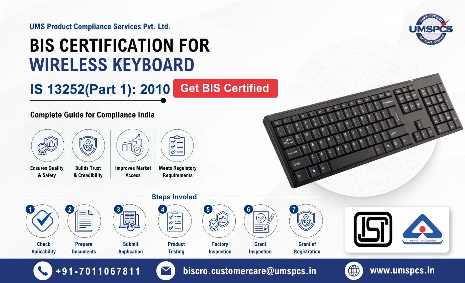 BIS Certification for Wireless Keyboards: A Complete Guide